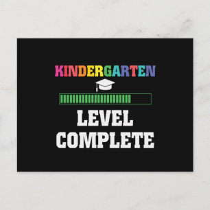 Kindergarten Level Complete Moving Up To 1st Grade Postcard