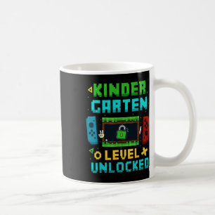 Kindergarten Level Unlocked Ck To School Pixel Art Coffee Mug