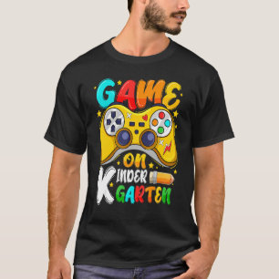 Kindergarten Level Unlocked Game On Back To School T-Shirt