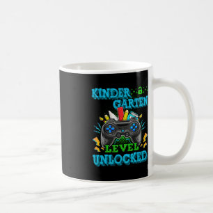 Kindergarten Level Unlocked Video Game Back to Sch Coffee Mug
