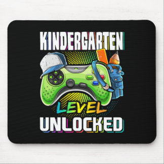 Kindergarten Level Unlocked Video Game Byck To Sch Mouse Pad