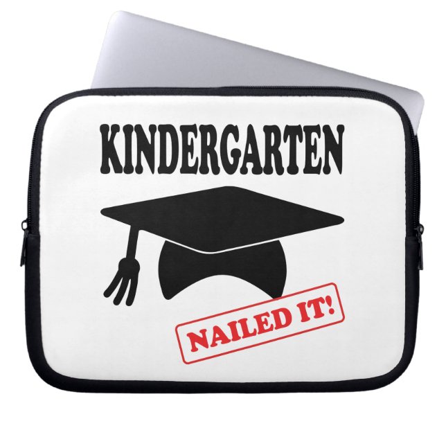 Kindergarten Nailed It Laptop Sleeve (Front)