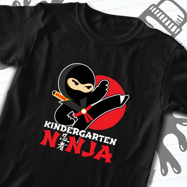 Kindergarten Ninja Kick First Day Back To School T-Shirt (Creator Uploaded)