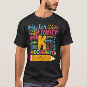 Kindergarten Pencil Funny Back To School Teacher S T-Shirt
