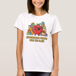 Kindergarten Pirates Funny Teacher School Back to T-Shirt