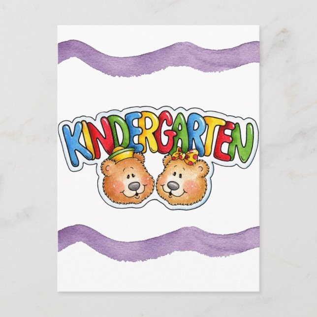 Kindergarten Postcard (Front)