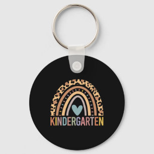 Kindergarten Rainbow Girls Boys Teacher Team Kinde Key Ring