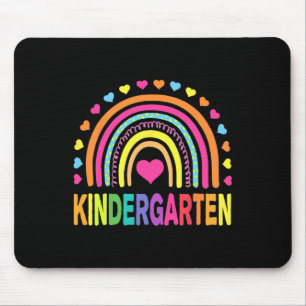 Kindergarten Rainbow Girls Boys Teacher Team Kinde Mouse Pad