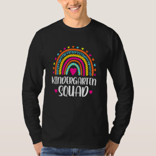 Kindergarten Rainbow Happy First Day Team Kinderga T-Shirt