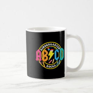 Kindergarten Rocks - Abcd Back To School Teachers  Coffee Mug