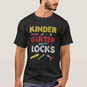 Kindergarten Rocks Back To School Teacher T-Shirt
