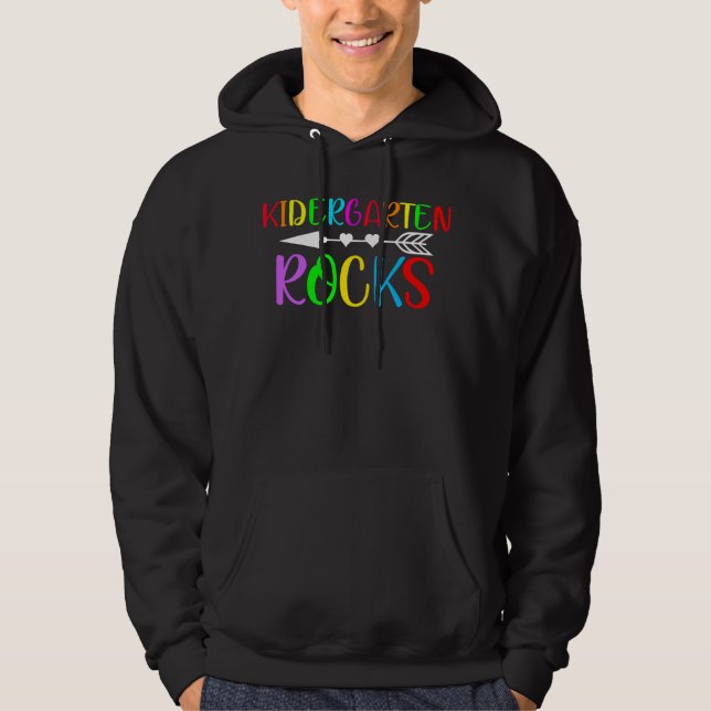 kindergarten rocks hoodie (Front)