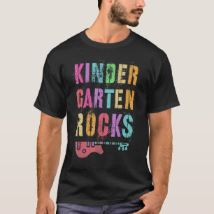 Kindergarten Rocks Student Teacher Crew Rockstar K T-Shirt
