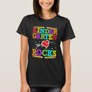 Kindergarten Rocks Teacher Student Kid Back To T-Shirt