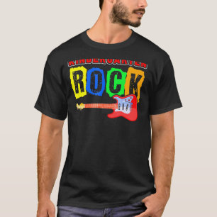 Kindergarten Rocks With Guitar Tee Happy Back To S