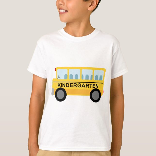 Kindergarten (School Bus) Gift T-Shirt (Front)