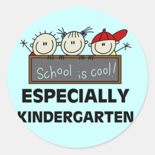 Kindergarten School is Cool Tshirts and Gifts Classic Round Sticker