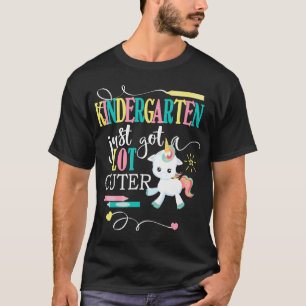 Kindergarten Shirts For Girls-Just Got A Lot Cuter
