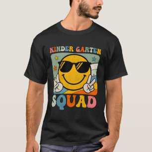 Kindergarten Squad Kindergarten Teacher Kids Back T-Shirt