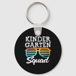 Kindergarten Squad Sungles Fun Kids Back To School Key Ring