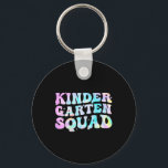 Kindergarten Squad Teacher Kids Tie Dye Ck To Scho Key Ring<br><div class="desc">Kindergarten Squad Teacher Kids Tie Dye Ck To School</div>