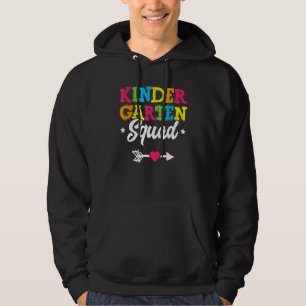 Kindergarten Squad Teacher Student Kid Back To Sc Hoodie