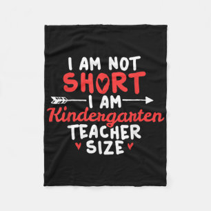 Kindergarten Teacher Back To School  Fleece Blanket