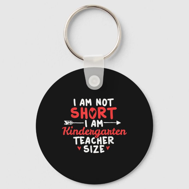 Kindergarten Teacher Back To School  Key Ring (Front)