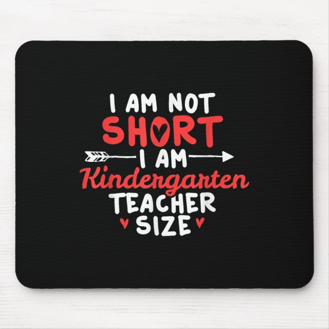 Kindergarten Teacher Back To School  Mouse Pad (Front)