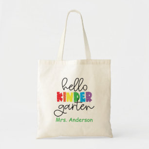 Kindergarten Teacher, Back to school  Tote Bag