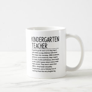 Kindergarten teacher coffee mug