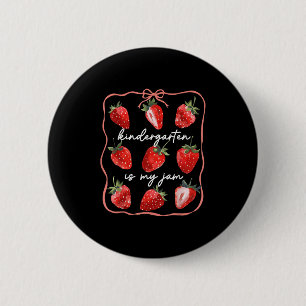 Kindergarten Teacher Coquette Kindergarten Is My J 6 Cm Round Badge