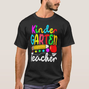 Kindergarten Teacher Cute Back To School First Day T-Shirt