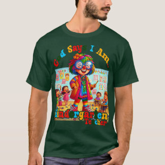 Kindergarten Teacher for Women Teacher Graphic Cas T-Shirt