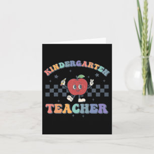 Kindergarten Teacher Groovy Ck To School Team Kg T Card
