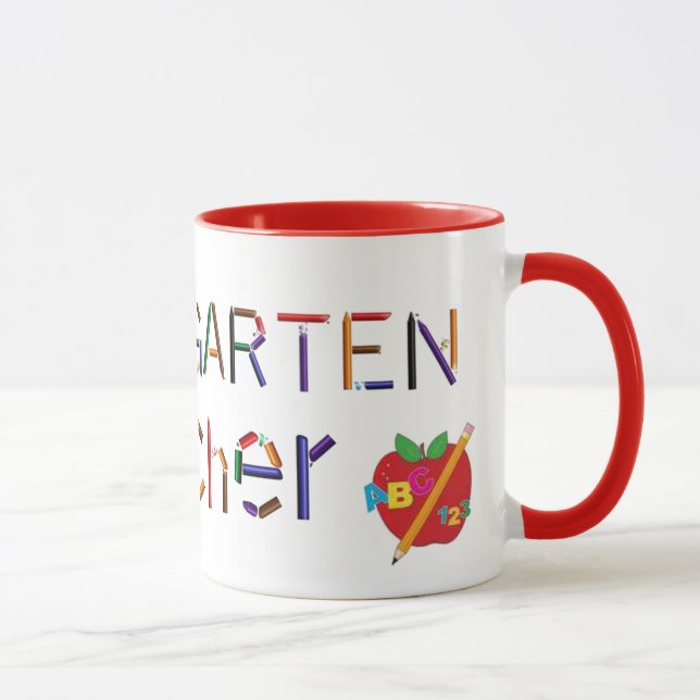 Kindergarten Teacher Mug (Right)