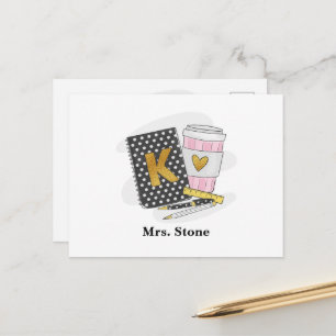 Kindergarten Teacher Personalised Classroom Postcard