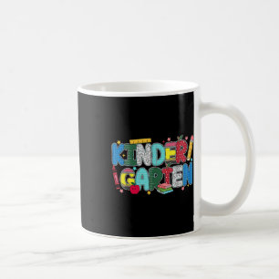 Kindergarten Teacher Squad Pencil Back To School Coffee Mug