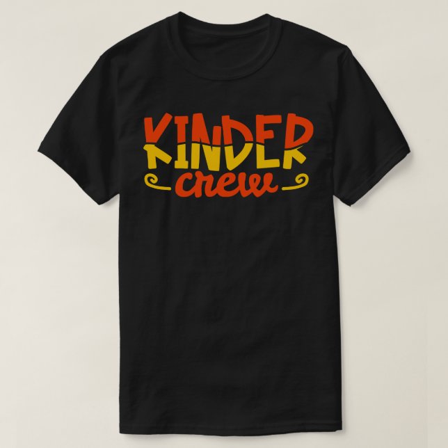 Kindergarten Teacher Student Back to School T-Shirt (Design Front)