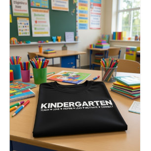 Kindergarten Teacher Teach Love Inspire Lead... T-Shirt