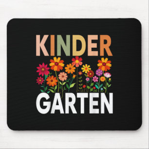 Kindergarten Teacher Wildflower Back To School Flo Mouse Pad