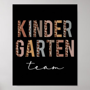 Kindergarten Team Hello Ck To School Appreciation  Poster