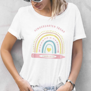 Kindergarten Team Squad Teacher Back To School T-Shirt