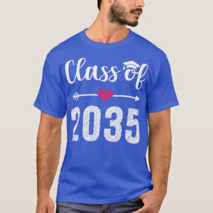 Kindergarten to graduation grow with me class of 2 T-Shirt