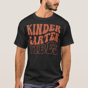 Kindergarten Vibes Back To School Teacher Girls Bo T-Shirt