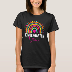 Kindergarten Vibes First Day Back To School Teache T-Shirt