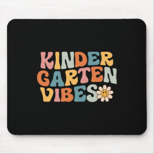 Kindergarten Vibes - Kinder Crew Retro First Day o Mouse Pad