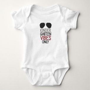 Kindergarten Vibes Only Back to School Baby Bodysuit