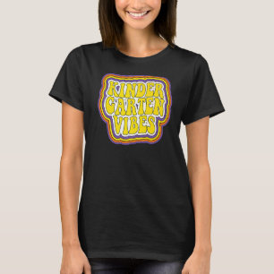 Kindergarten Vibes Retro Back To School New Kinder T-Shirt