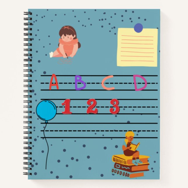 Kindergarten Writing Paper Notebook (Front)